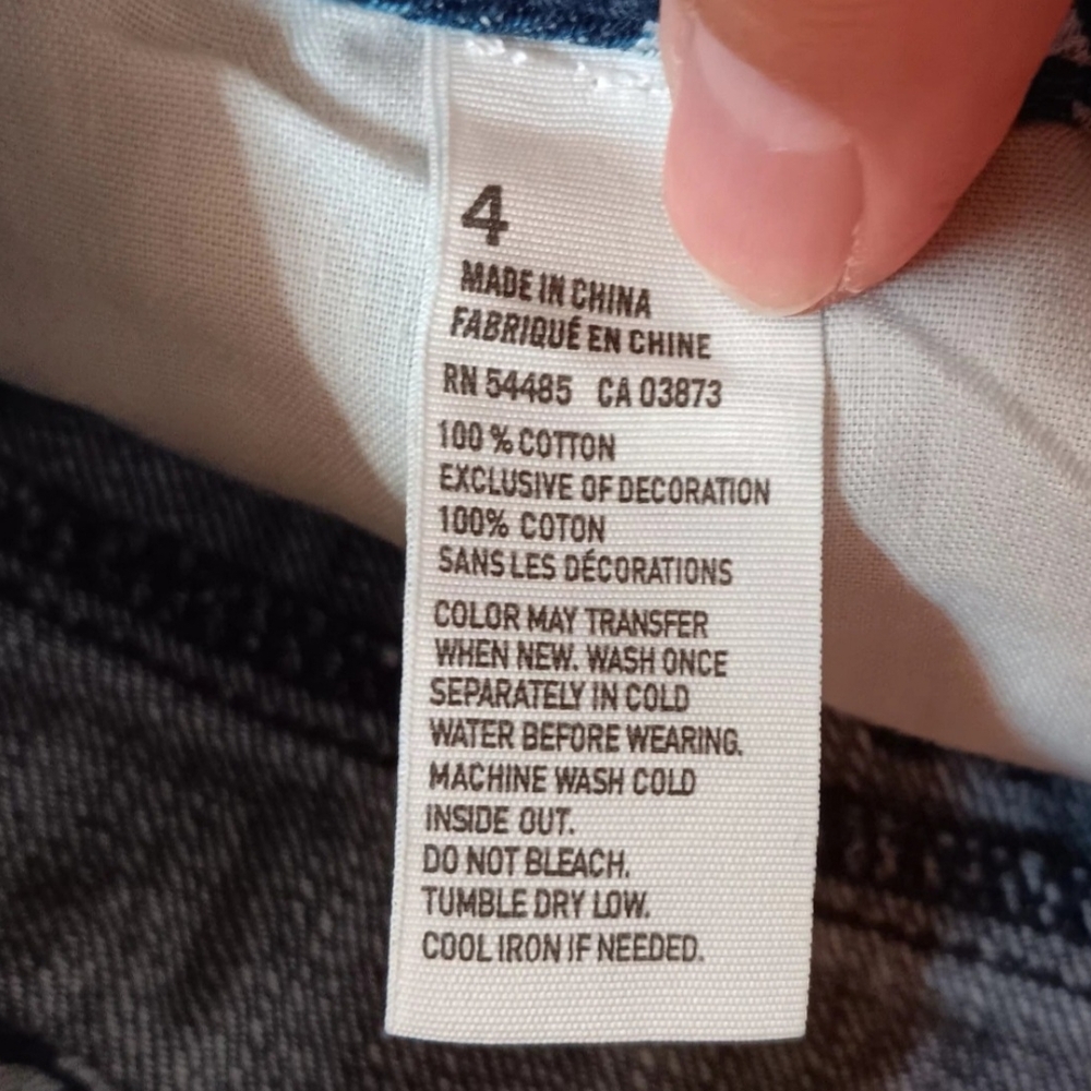 American Eagle Outfitters Blue and Red Leopard Jean Shorts | EUC | Shortie - Picture 4 of 16